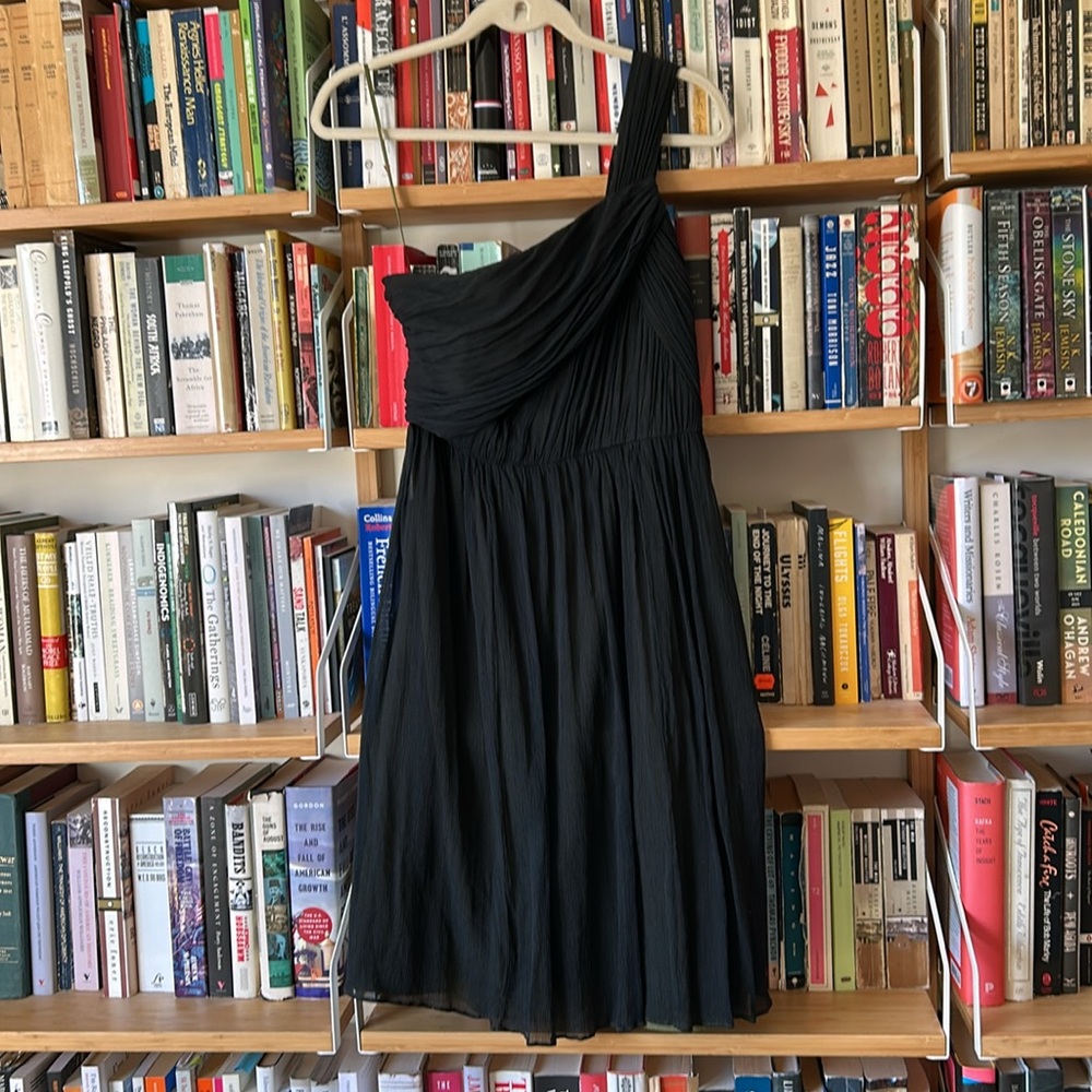 J. Crew Lucienne Silk Dress (dyed blue)